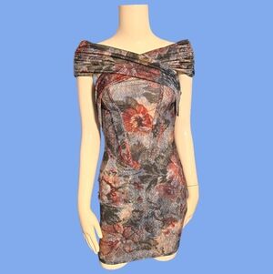 Floral Off-Shoulder Dress